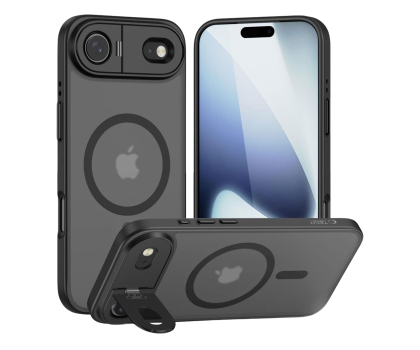 Etui / obudowa na smartfona Tech-Protect Magstand Magsafe do Iphone 17 Air Matte Black